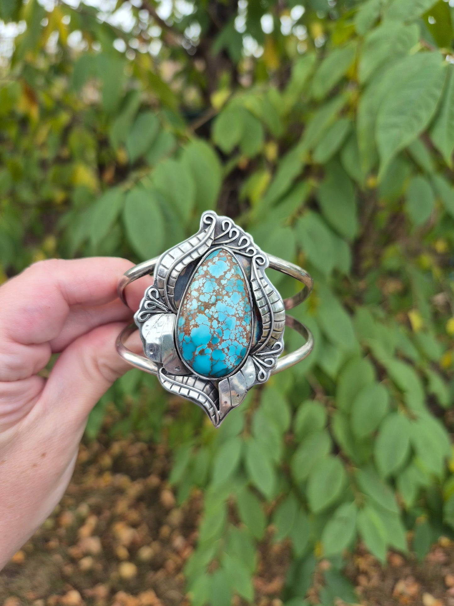 Transitions Horizon Cuff – Sterling Silver & Turquoise