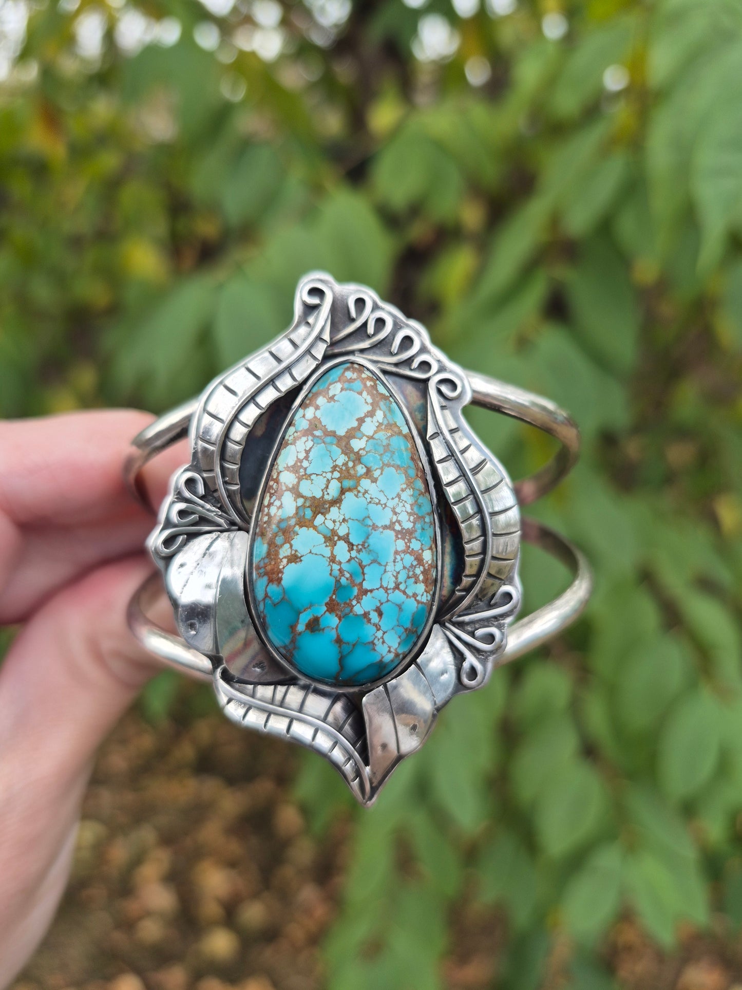 Transitions Horizon Cuff – Sterling Silver & Turquoise