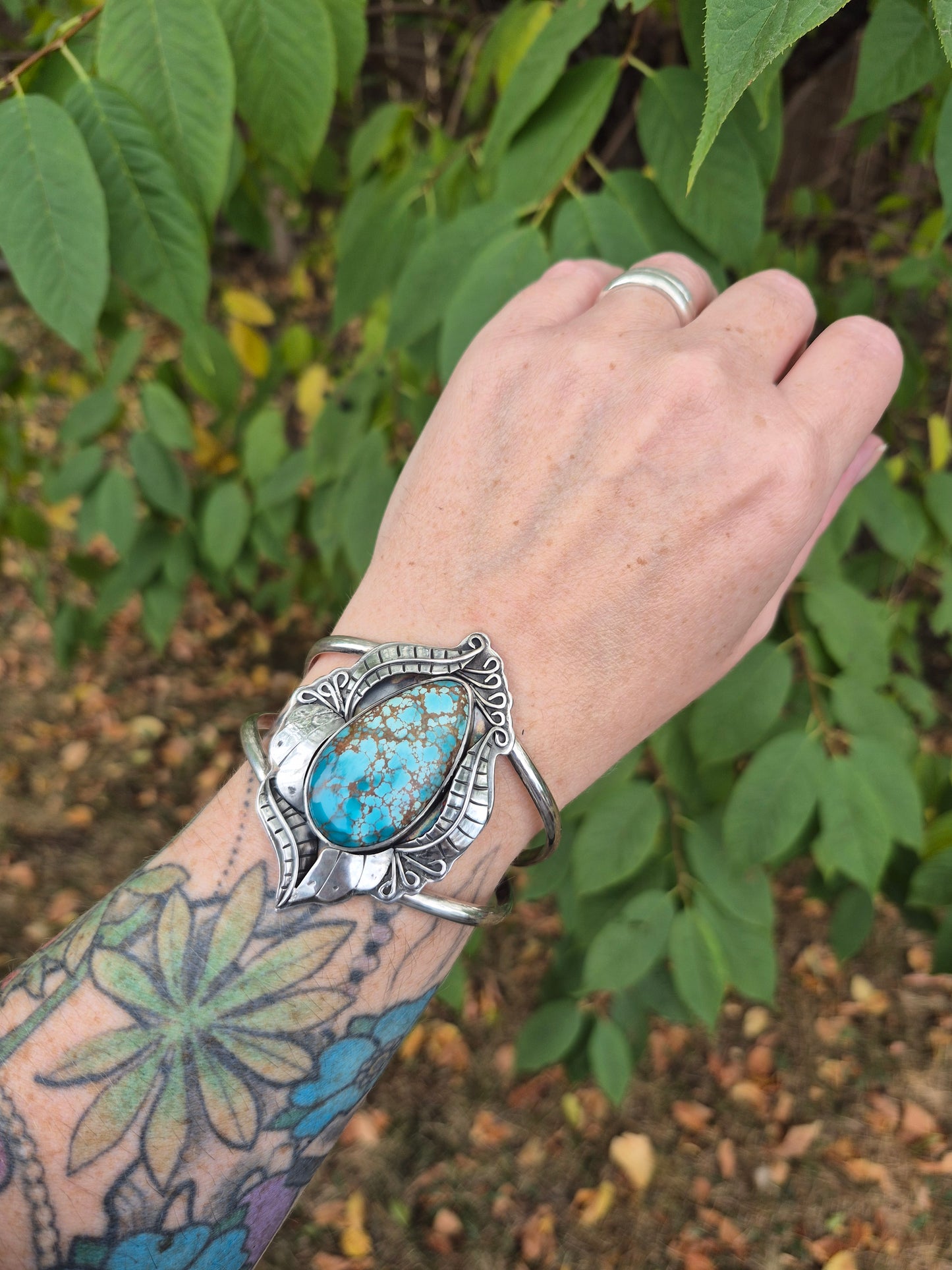 Transitions Horizon Cuff – Sterling Silver & Turquoise