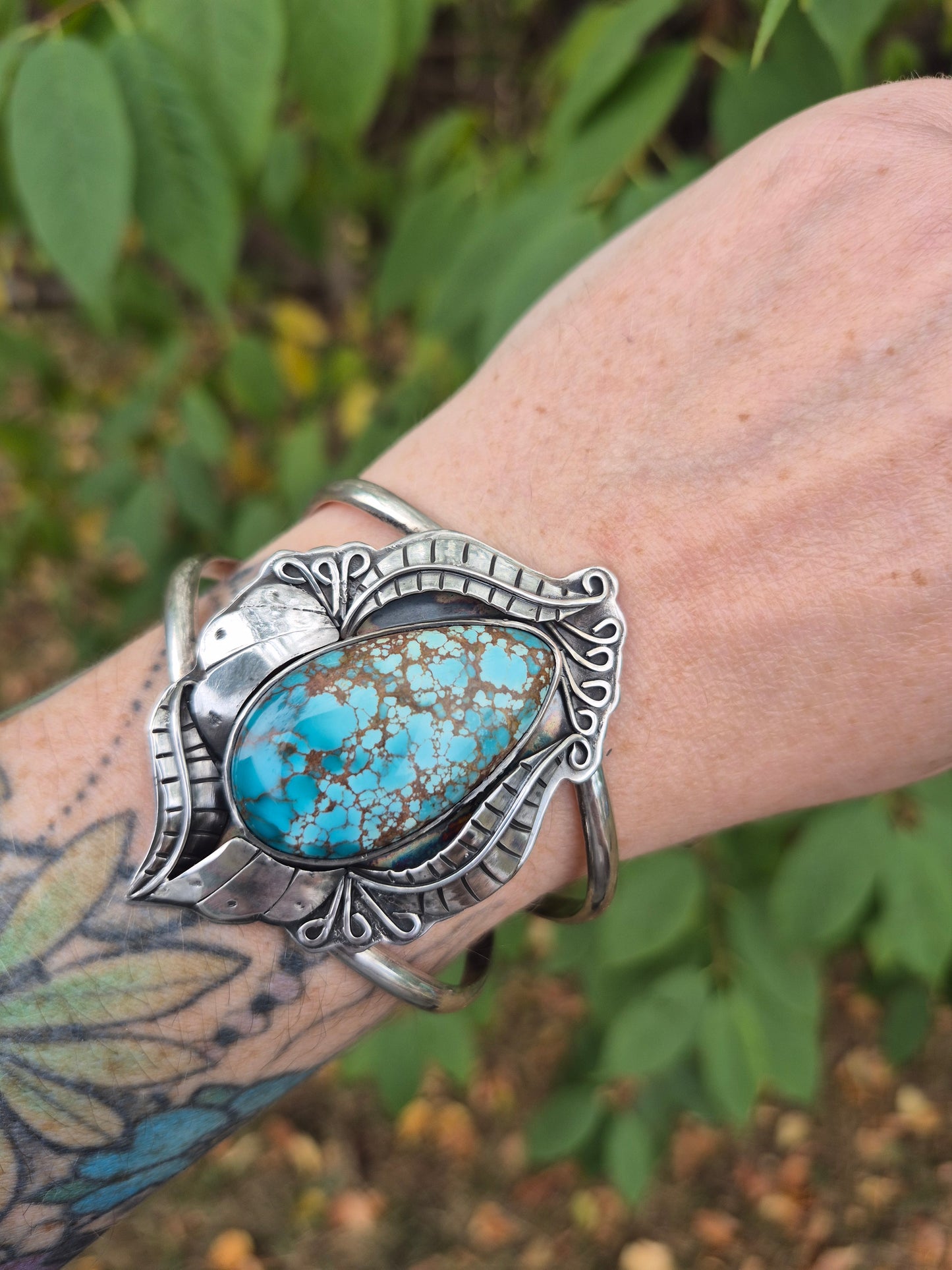 Transitions Horizon Cuff – Sterling Silver & Turquoise