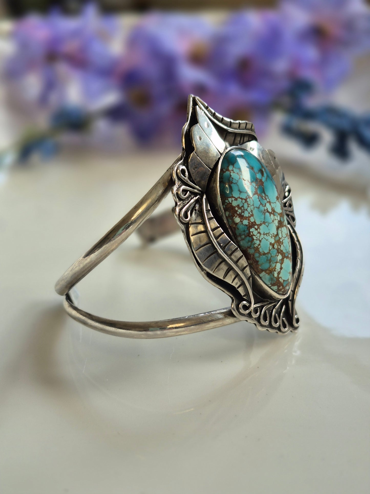 Transitions Horizon Cuff – Sterling Silver & Turquoise