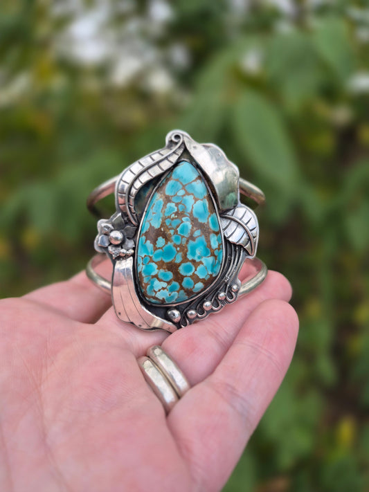 Transitions River Cuff - Sterling Silver and Turquoise