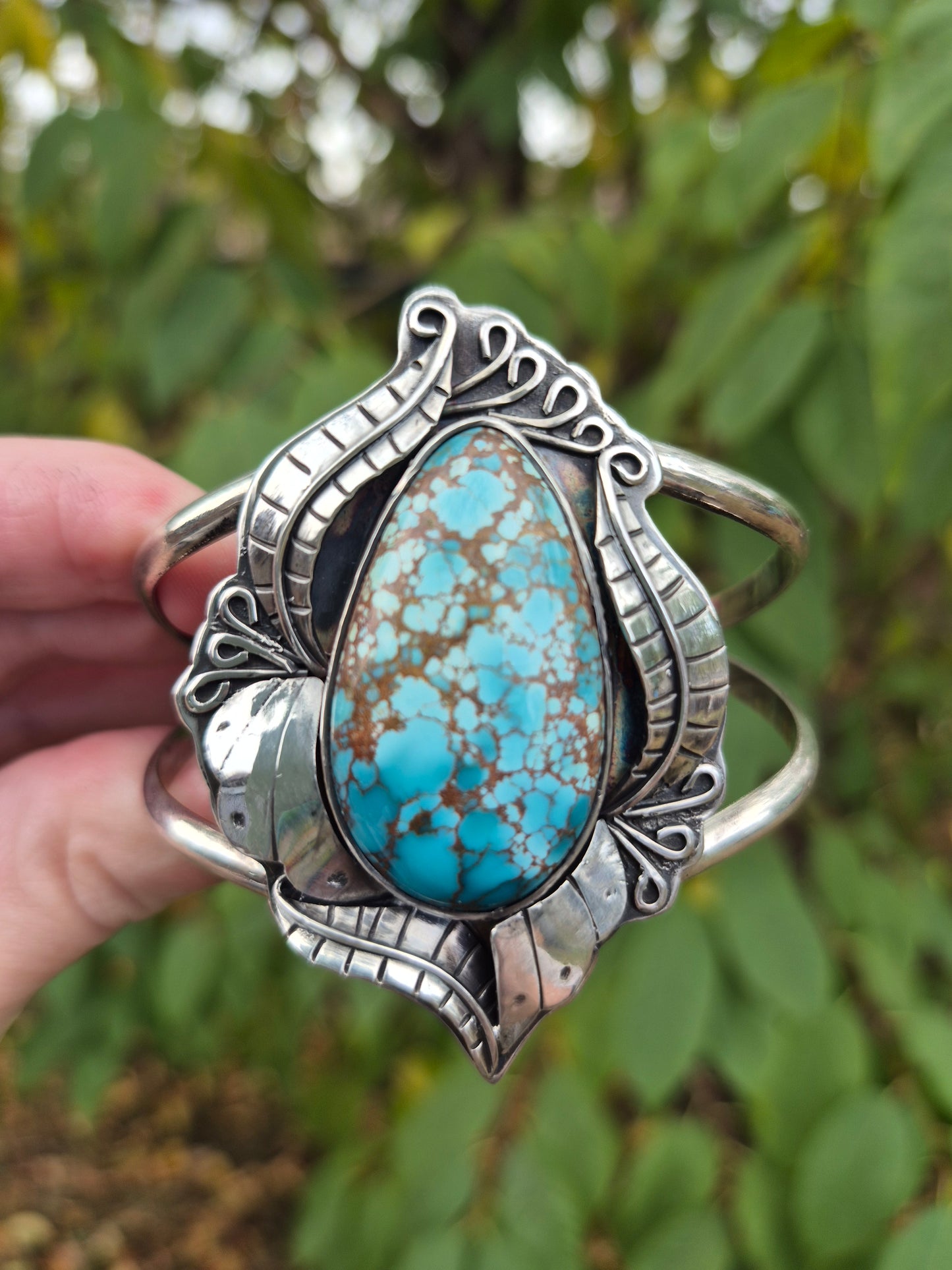Transitions Horizon Cuff – Sterling Silver & Turquoise