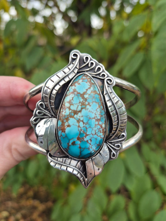 Transitions Horizon Cuff – Sterling Silver & Turquoise