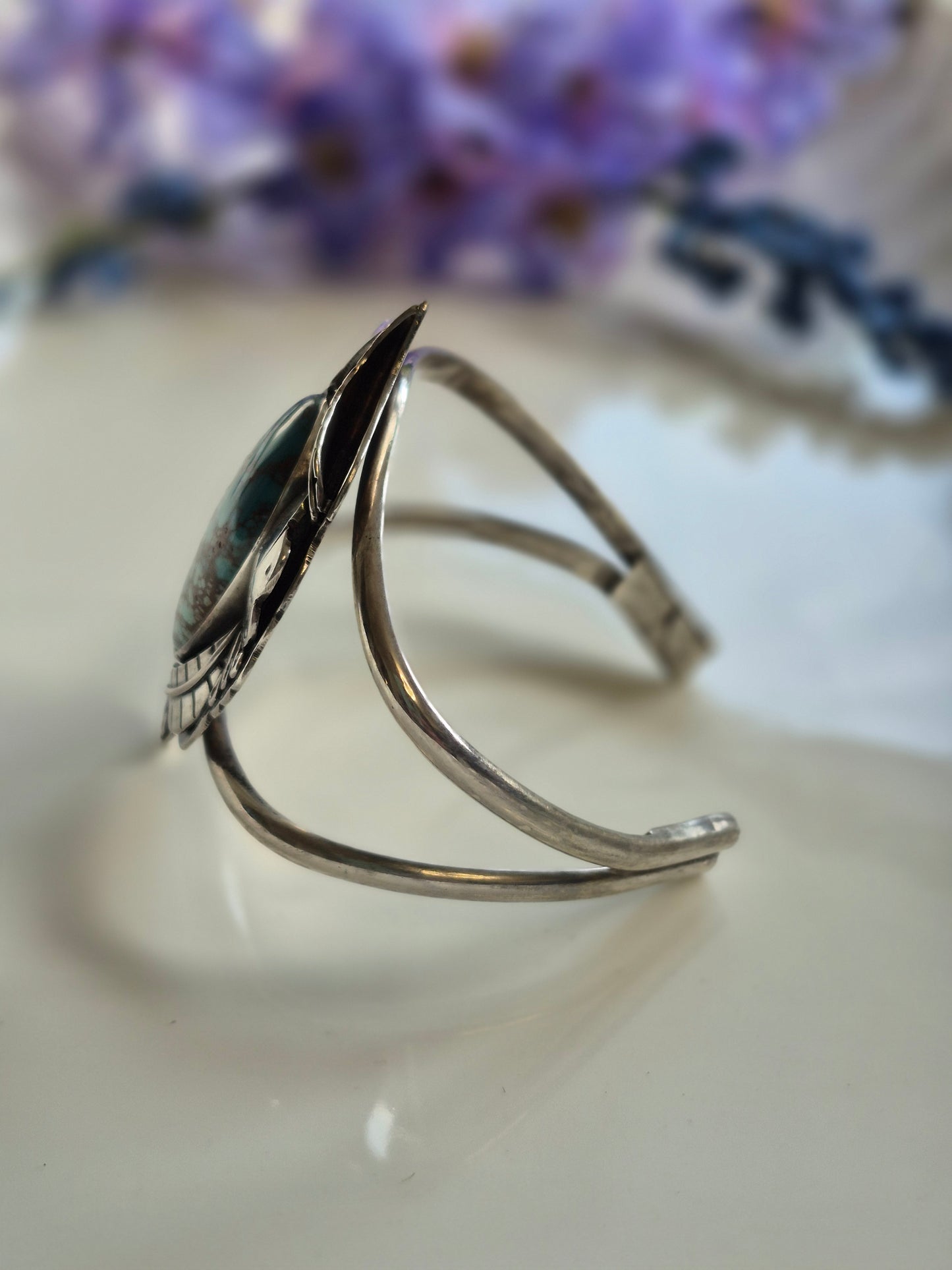 Transitions Horizon Cuff – Sterling Silver & Turquoise